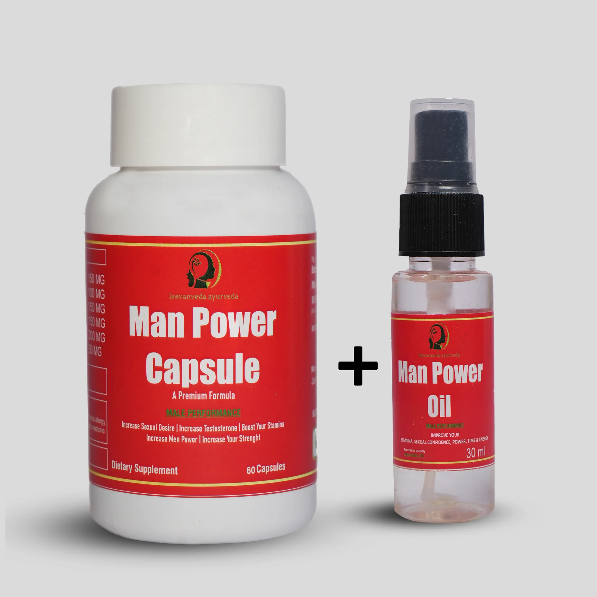 MAN POWER CAPSULE +OIL – Jeevan Veda in pakistan